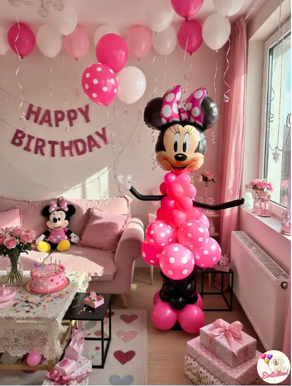 Ballonpilaar - Minnie Mouse